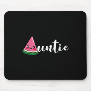 Funny Watermelon Fruit Lover Auntie Aunt Family Su Mouse Pad