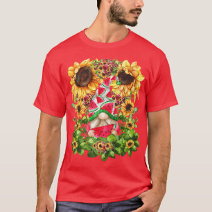 Funny Watermelon Gnome For Women & Men Cute Summer T-Shirt