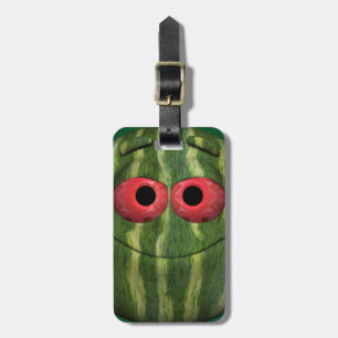 Funny Watermelon Luggage Tag