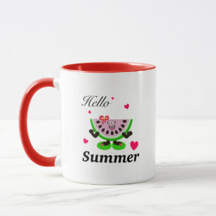 Funny watermelon mug