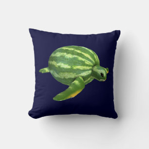 Funny Watermelon Seaturtle Cushion