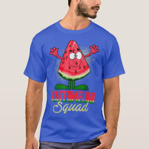Funny Watermelon Squad Watermelons Summer Tropical T-Shirt