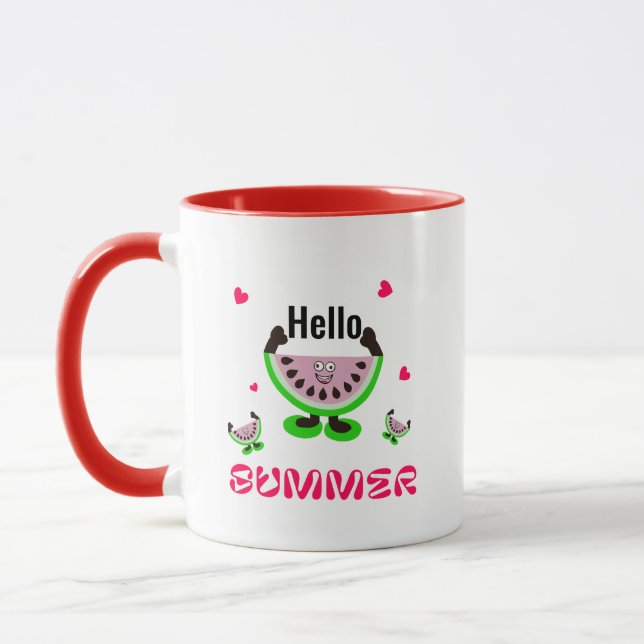 Funny watermelons mug (Left)