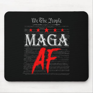 Funny We The People Mega Af Us Flag We The People Mouse Pad