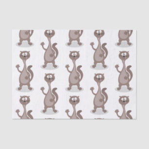 Funny weasel cartoon illustration tissue paper