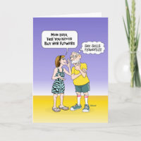 Funny Wedding Anniversary Card for Mum