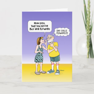 Funny Wedding Anniversary Card for Mum