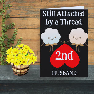Funny Wedding Anniversary Cards for Him – Year 2