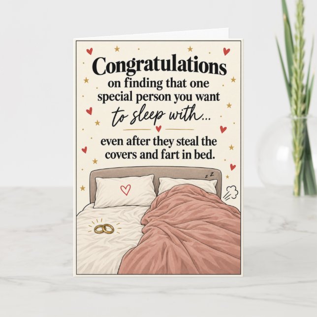 Funny Wedding Card (Front)