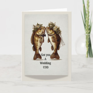 Funny Wedding Card | “Got You a Wedding COD” Fish 