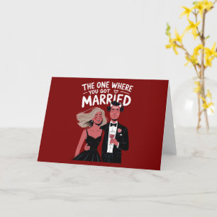 Funny Wedding Engagement Congratulations Card