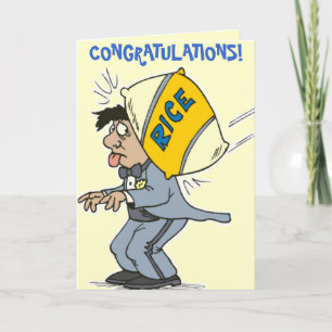 FUNNY WEDDING GREETING CARDS - CONGRATULATIONS