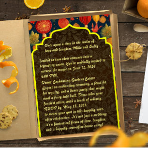 Funny Wedding Invitations Wording