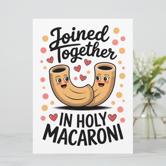Funny Wedding Marriage Engagement  Card (Standing Front)