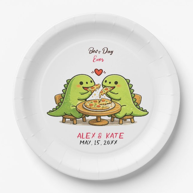 Funny Wedding  Paper Plate (Front)