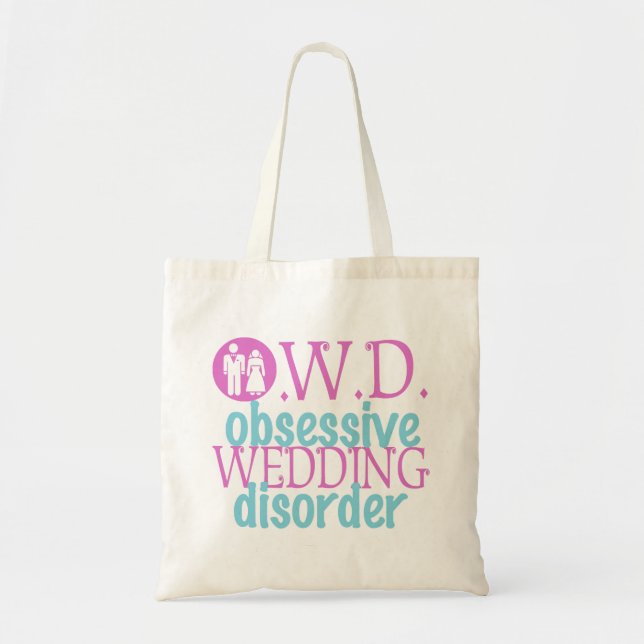 Funny Wedding Tote Bag (Front)