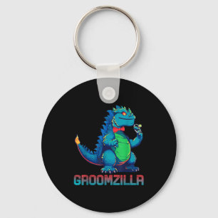 Funny Weding Groomzilla Design For Party Key Ring