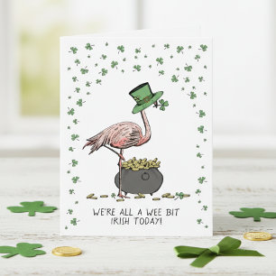 Funny Wee bit Irish St Patrick’s Day Card