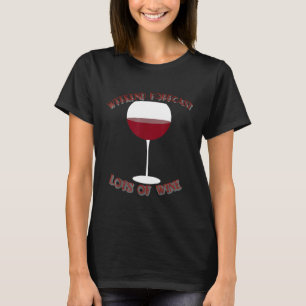 Funny Weekend Forecast Lots of Wine Graphic Unisex T-Shirt