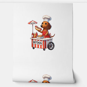 Funny Weenie Dachshund Dog Sausage Hotdog Sandwich Wallpaper