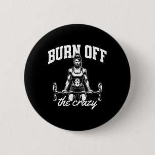 Funny Weightlifting Bodybuilding Power Lifting Say 6 Cm Round Badge