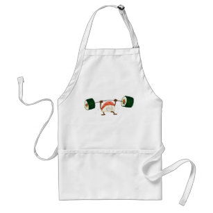 Funny Weightlifting Sushi Apron