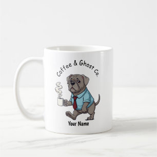 Funny Weimaraner Dog Business Suit Coffee  Coffee Mug
