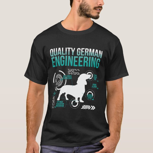 Funny Weiner Dog Joke Sarcastic German Dachshund  T-Shirt (Front)