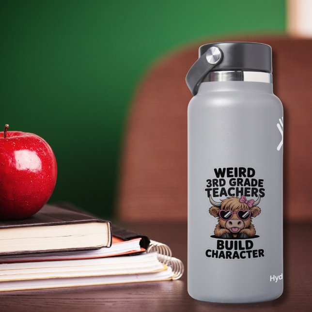 Funny Weird 3rd Grade Teachers Build Character Cow (Creator Uploaded)