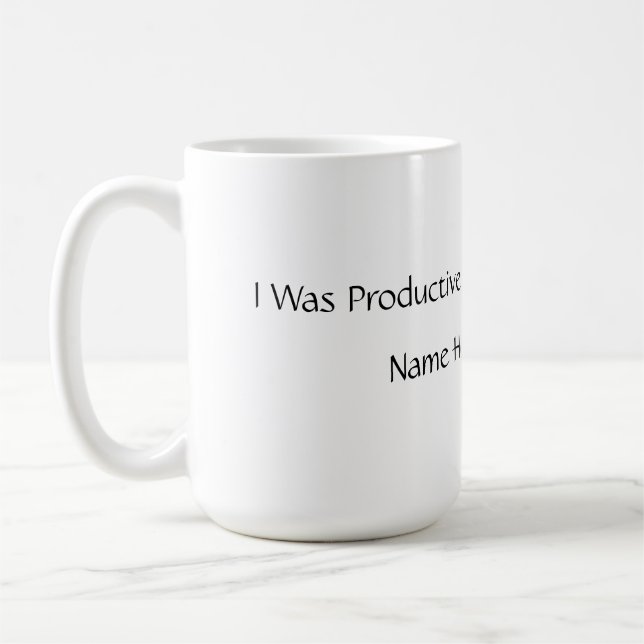 Funny Weird Personalized Mug (Left)