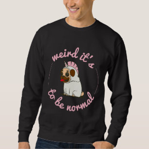 Funny weird Unicorn Pug, pug life, pug lovers Prem Sweatshirt