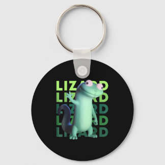 Funny Weirdcore Animal Women Men Lizard Lizard Liz Key Ring