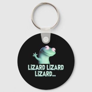 Funny Weirdcore Animal Women Men Lizard Lizard Liz Key Ring