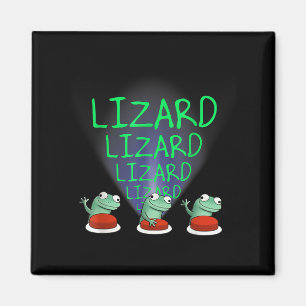 Funny Weirdcore Animal Women Men Lizard Lizard Liz Magnet