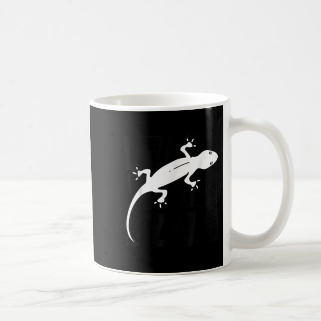 Funny Weirdcore Lizard Lizard Lizard Meme Animal W Coffee Mug (Right)