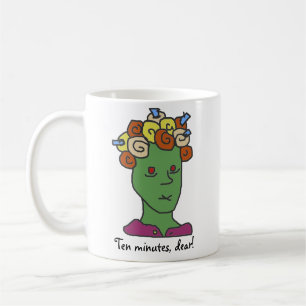 Funny WEIRDOS Sleepy Cartoon Coffee Mug