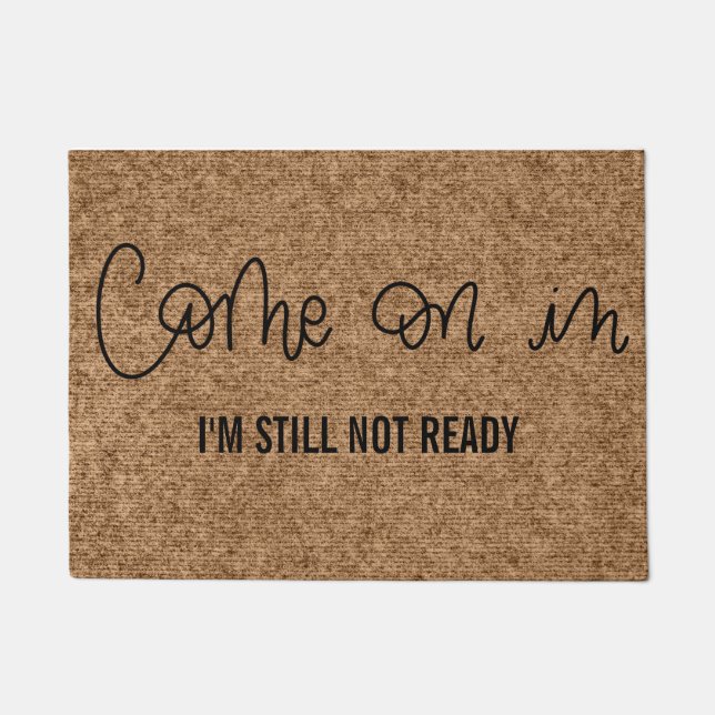 Funny Welcome Doormat (Front)