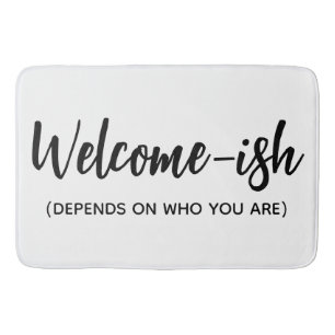 Funny Welcome Mat, Sarcastic Doormat, Home Decor, Bath Mat
