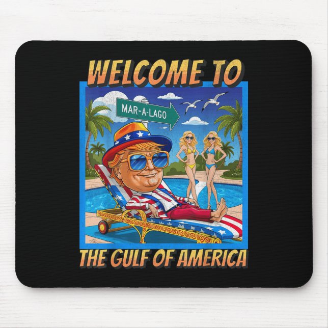 Funny Welcome To The Americas Gulf February 9th Be Mouse Pad (Front)
