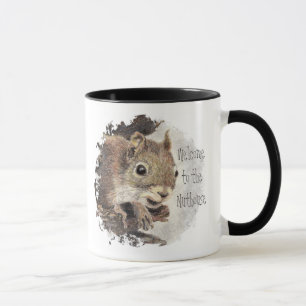 Funny, Welcome to the Nuthouse, Squirrel, Animal Mug