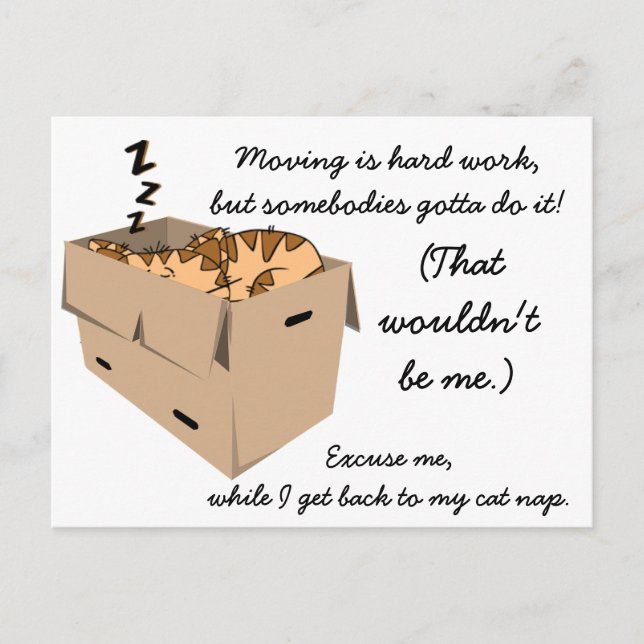 Funny "We're Moving" New Address Announcements (Front)