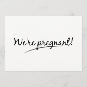 Funny We're Pregnant On Purpose Announcement
