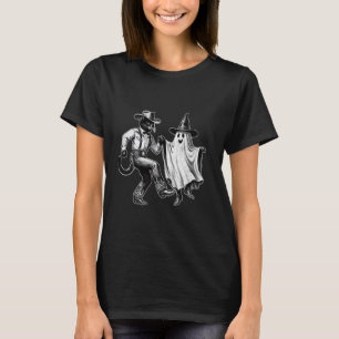 Funny Western Line Dance Cat And Boo. Western Hall T-Shirt