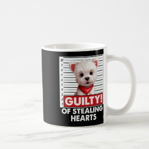 Funny Westie West White Terrier Dog Breed Valentin Coffee Mug