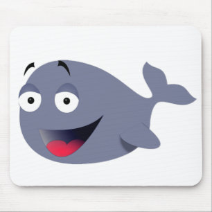 Funny Whale Mousepad