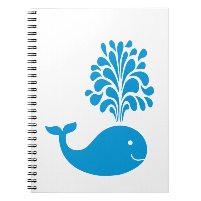 Funny whale notebook (Front)