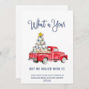 Funny What a Year Christmas Corporate Holiday Card