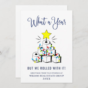 Funny What a Year Christmas Corporate Holiday Card