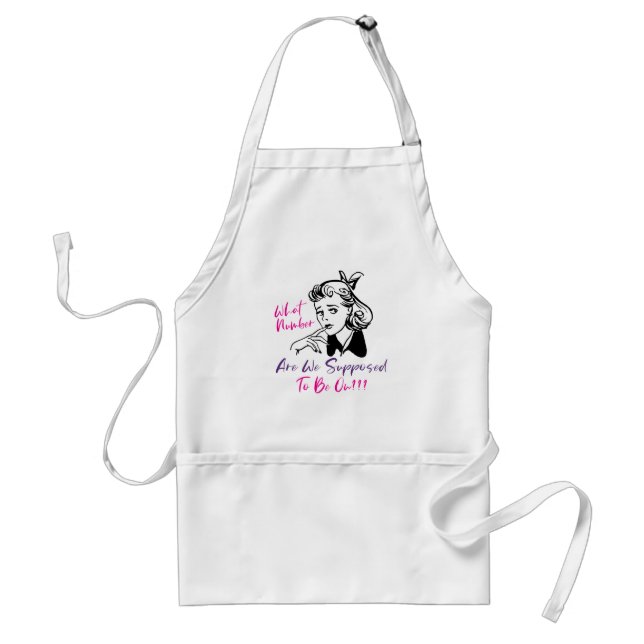 Funny What Number Bunco Standard Apron (Front)