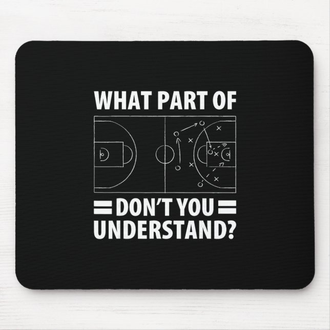 Funny What Part Of Sketll Don't You Understand Coa Mouse Pad (Front)